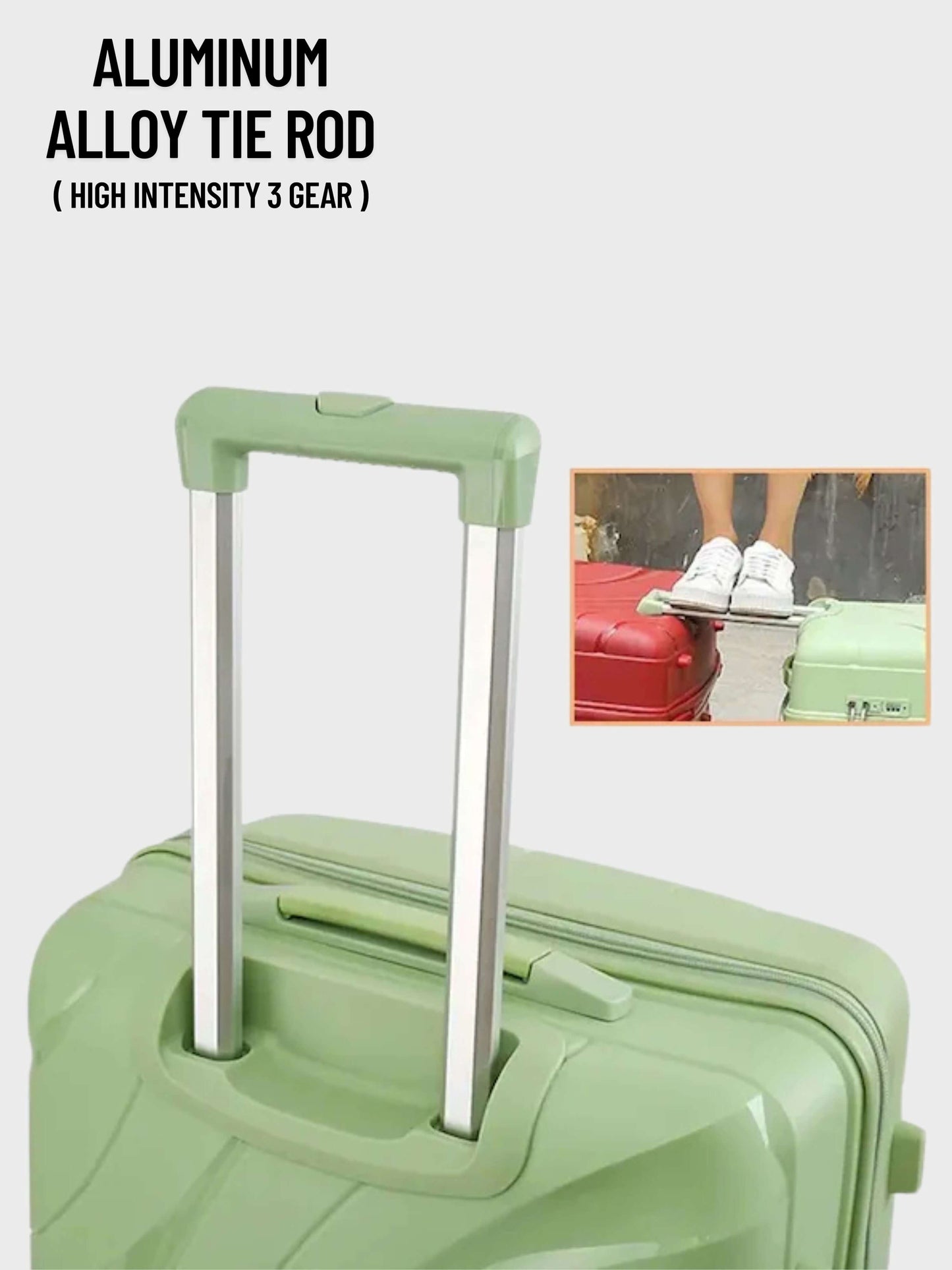 GlidePro Unbreakable Cabin Trolley - Size: 20"