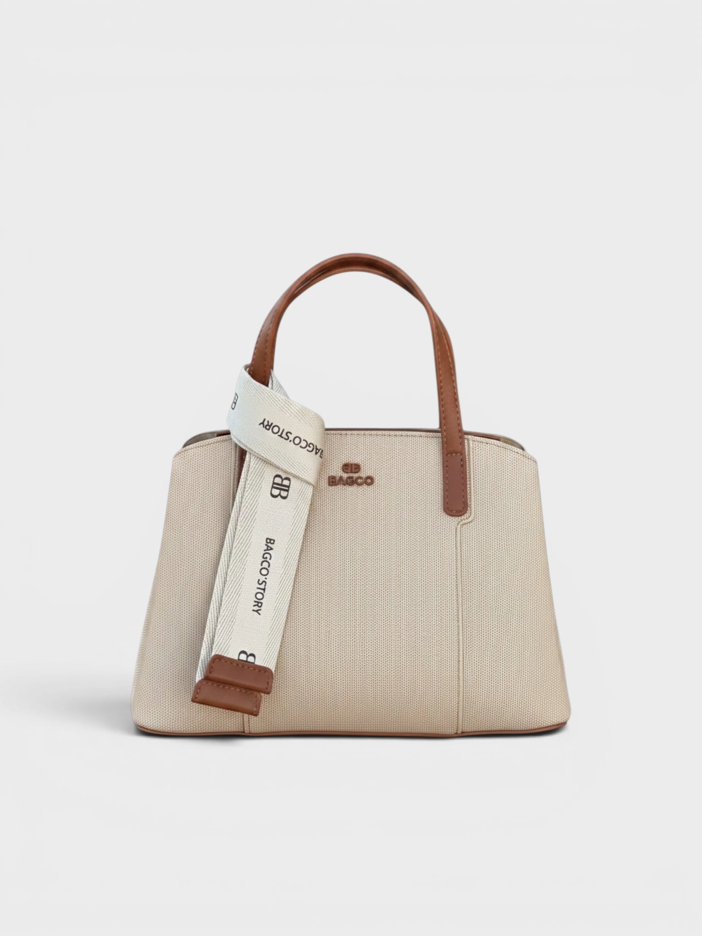 Elegant Elvara Handbag - Beige