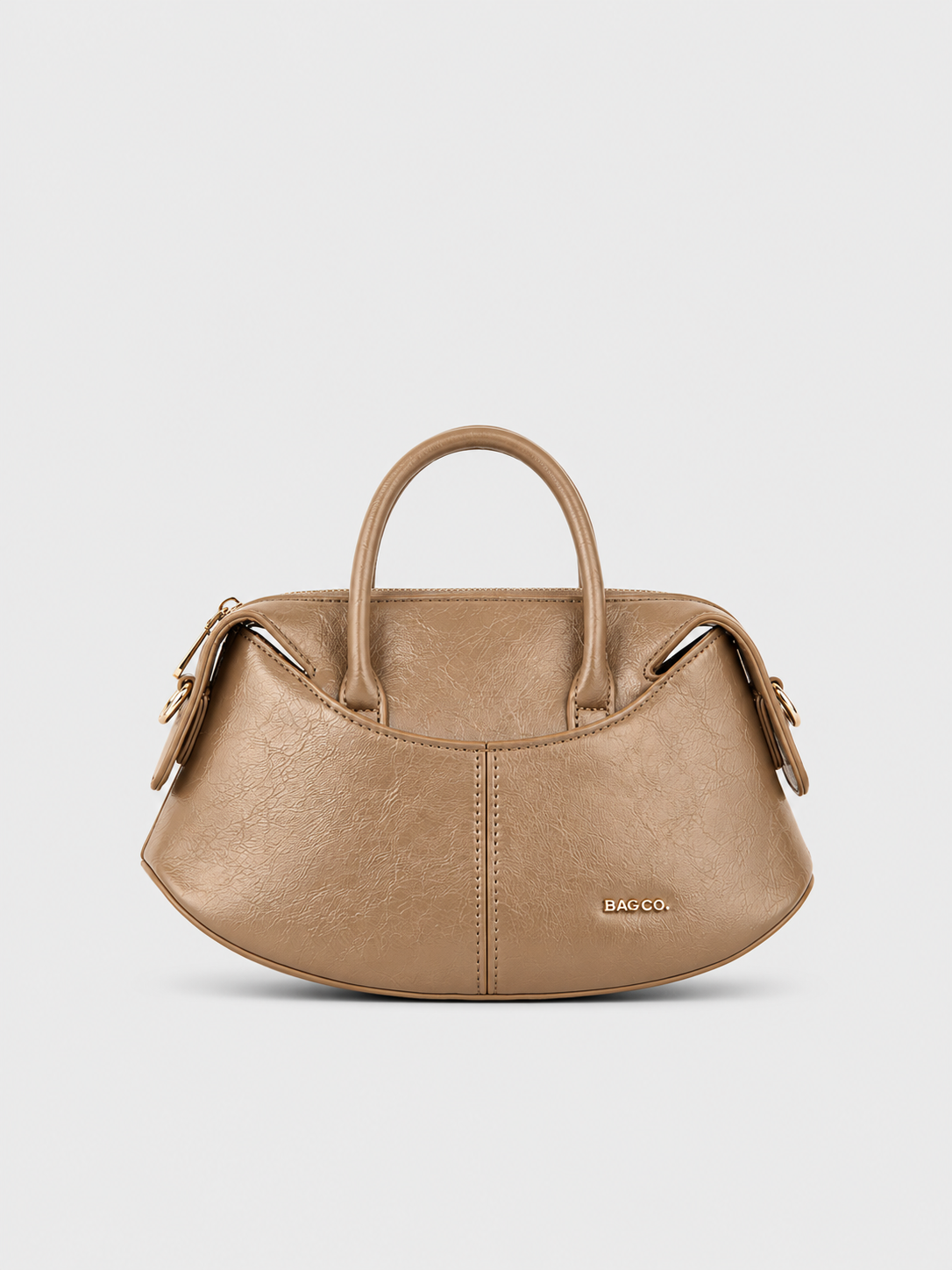 BAGCO Pebbled Top-Handle Bag