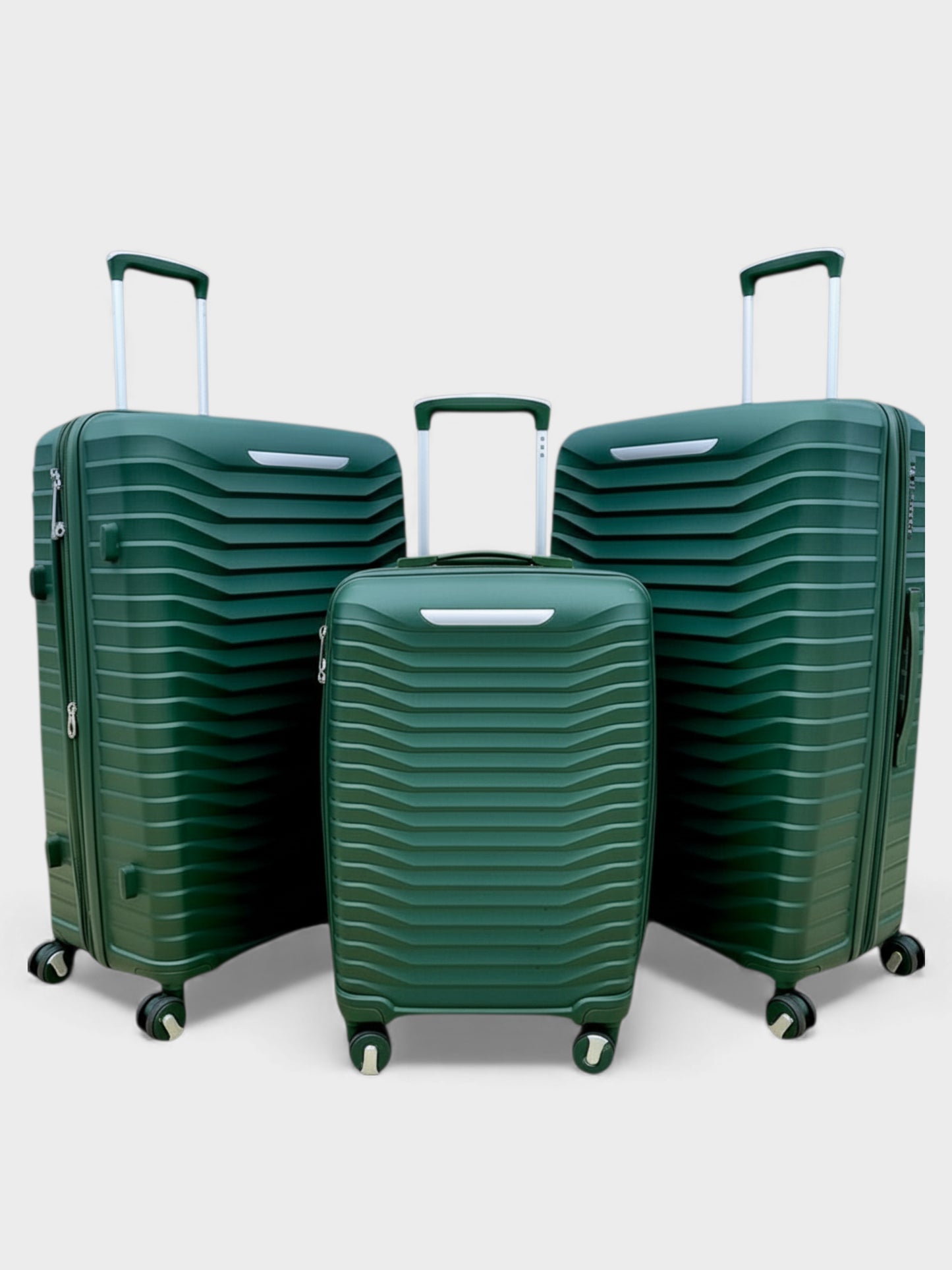 ToughTraveler Unbreakable Set Of 3 - Size : 28", 24" & 20" - Green