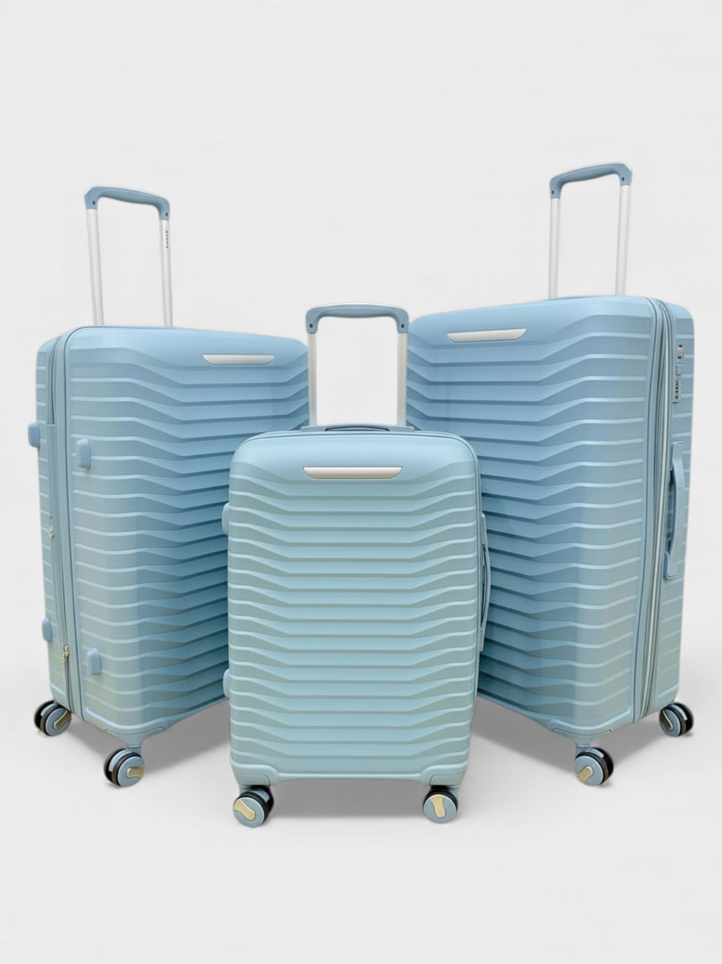 ToughTraveler Unbreakable Set Of 3 - Size : 28", 24" & 20" - Blue