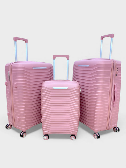 ToughTraveler Unbreakable Set Of 3 - Size : 28", 24" & 20" - Pink