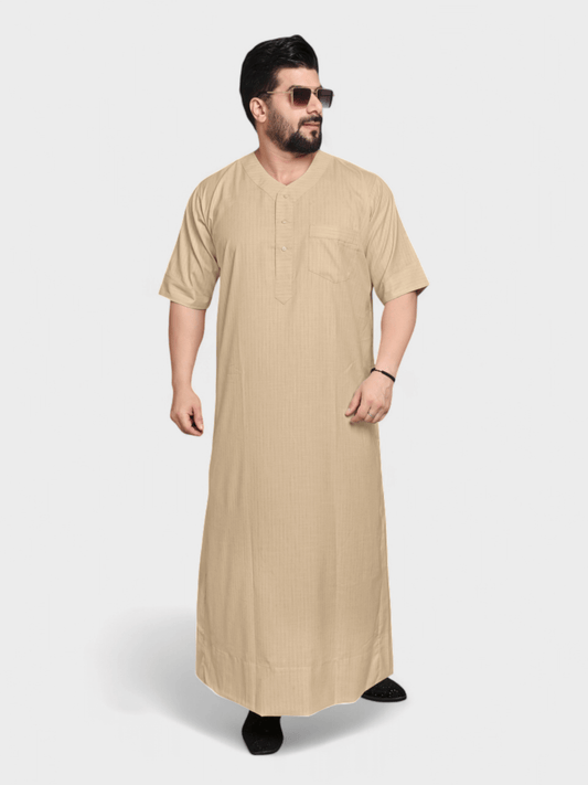 Relaxed Fit V-Neck Half Sleeves