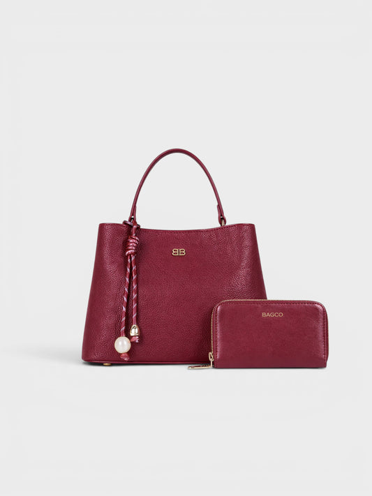 Elegant Rovelle Handbag - Maroon