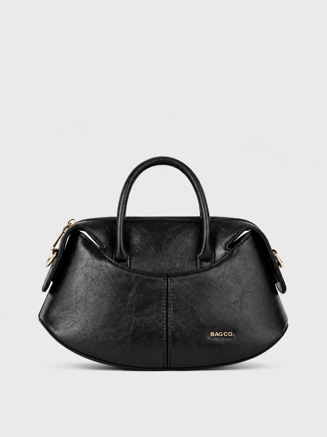 BAGCO Pebbled Top-Handle Bag