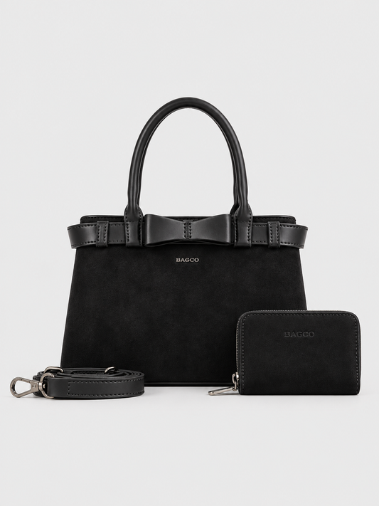 BAGCO Bow handbag with Wallet