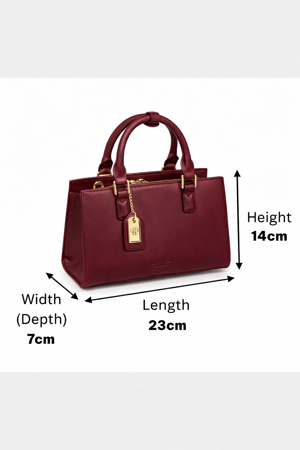 Lunara Premium Handbag - Maroon