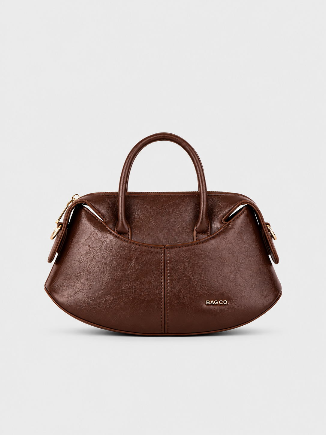 BAGCO Pebbled Top-Handle Bag