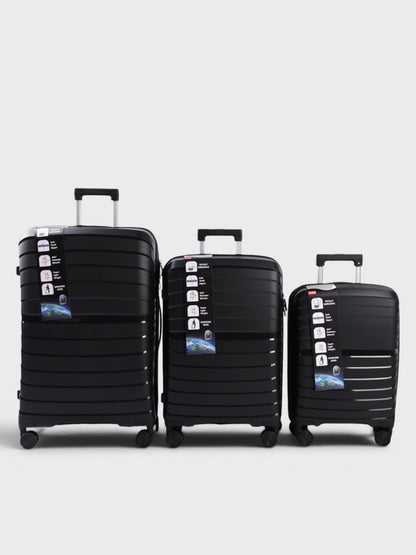 AeroShell Unbreakable Set Of 3 - Size 28", 24" & 20" - Black