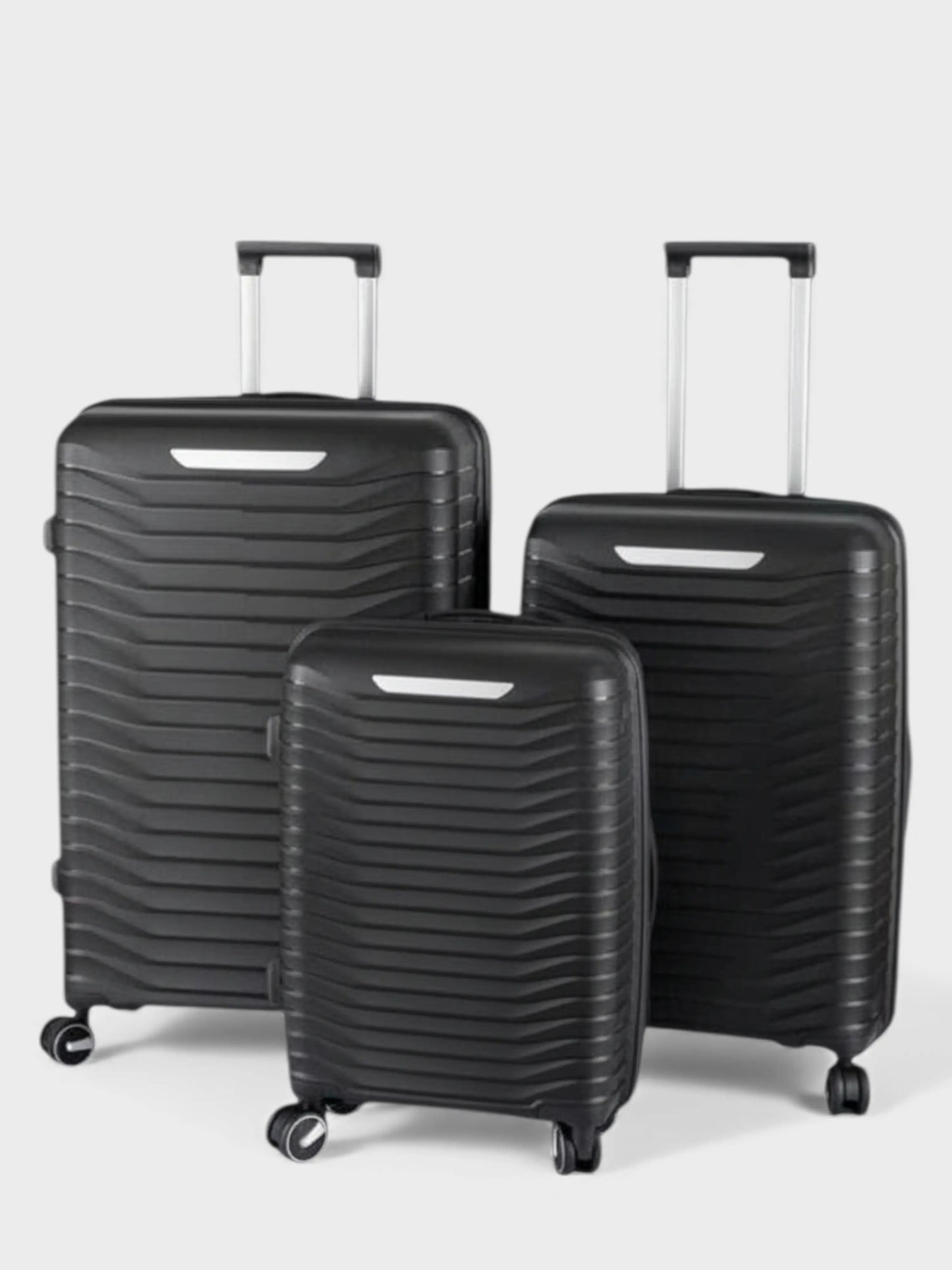 ToughTraveler Unbreakable Set Of 3 - Size : 28", 24" & 20" - Black