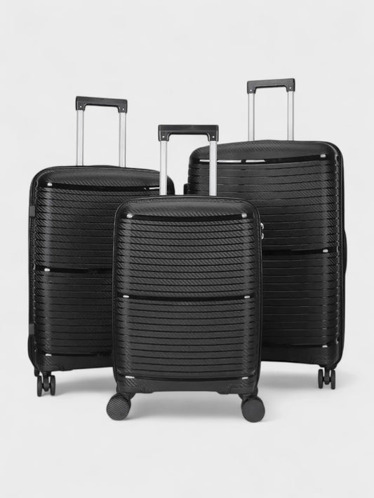 Travel Ease Unbreakable Set Of 3 - Size: 28", 24" & 20" - Black