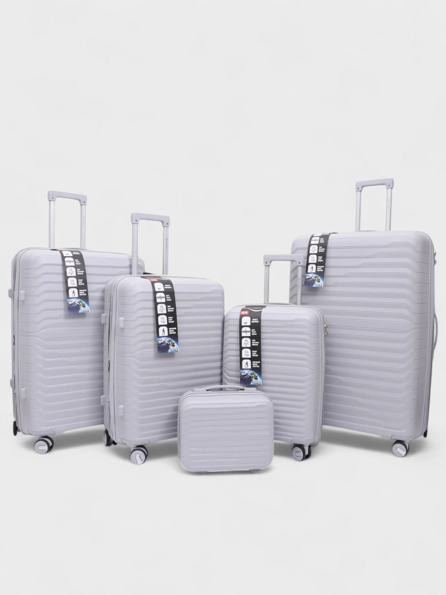 JetFive Rubber Series Unbreakable Set Of 5 - Size: 32", 28", 24", 20" & 15"