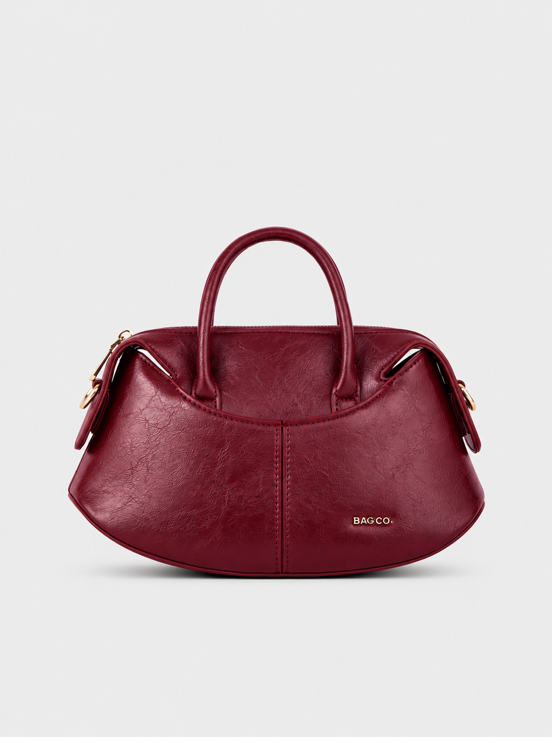 BAGCO Pebbled Top-Handle Bag