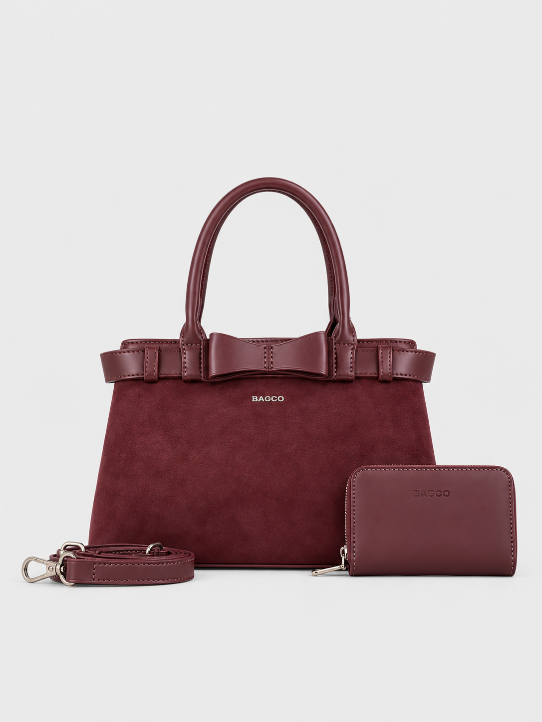 BAGCO Bow handbag with Wallet