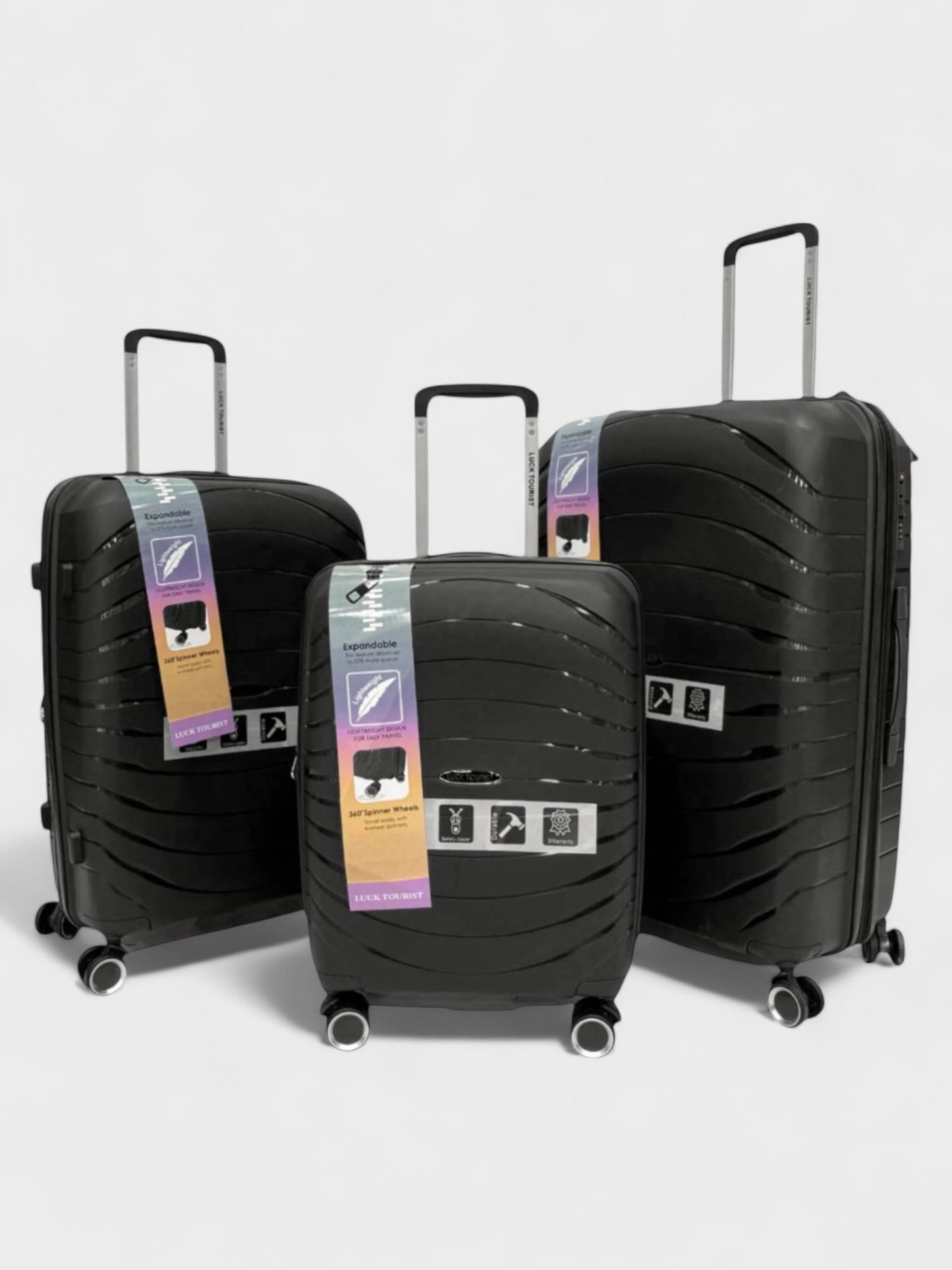 Voyage Unbreakable 3-Piece Luggage Set – Size: 28", 24", 20"
