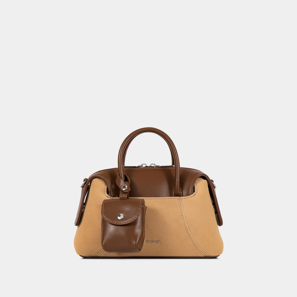 BAGCO Top-Handle Satchel with Front Pouch