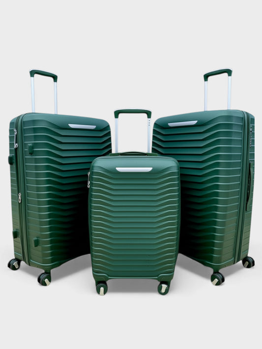 ToughTraveler Unbreakable Set Of 3 - Size : 28", 24" & 20" - Green