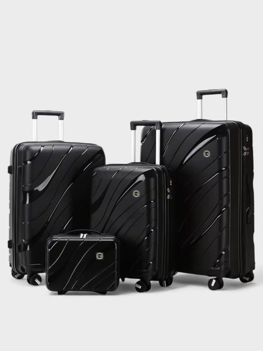 GlidePro Unbreakable Set Of 4 - Size: 28", 24", 20" & 15" - Black