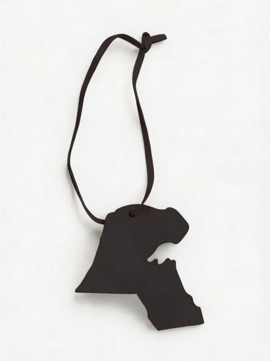 Kuwait Map Tag Keychain