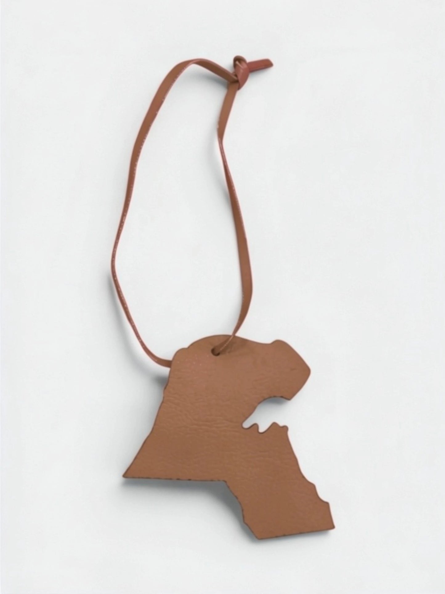 Kuwait Map Tag Keychain
