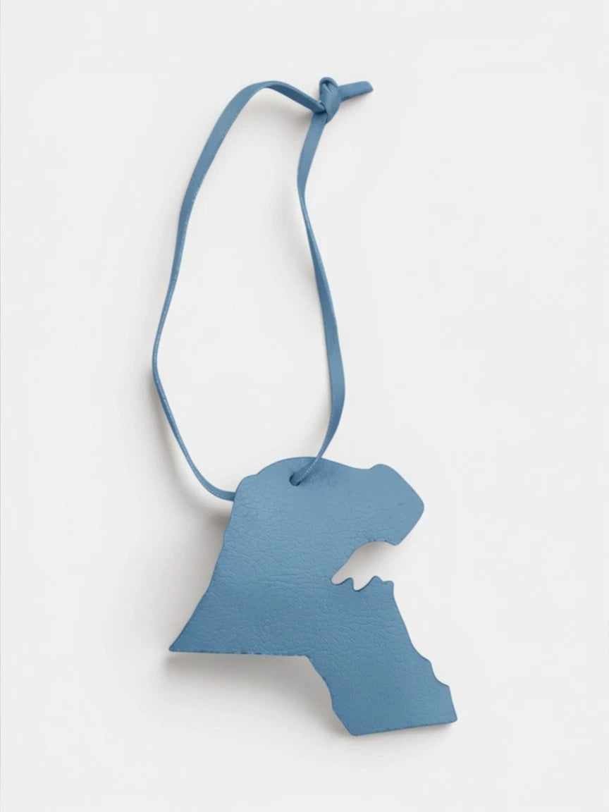 Kuwait Map Tag Keychain