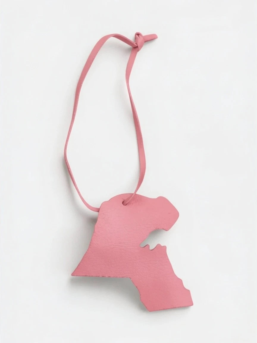 Kuwait Map Tag Keychain