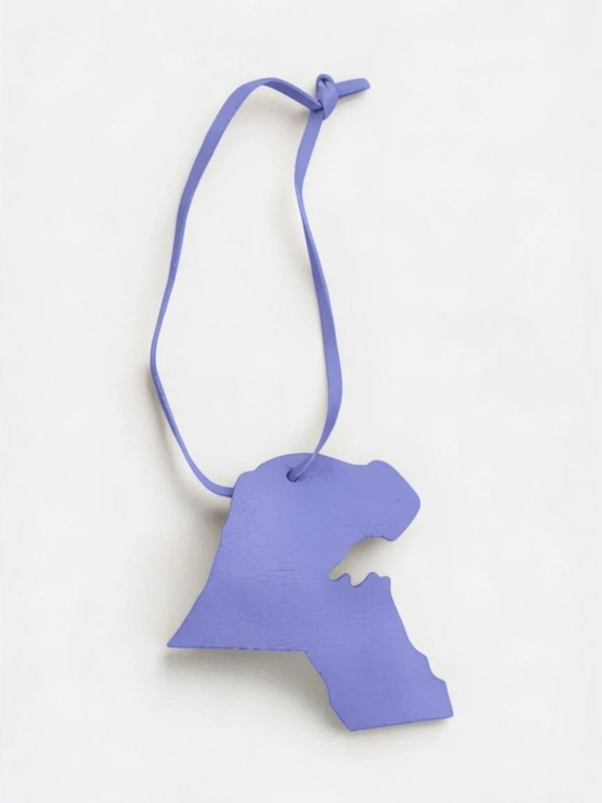 Kuwait Map Tag Keychain