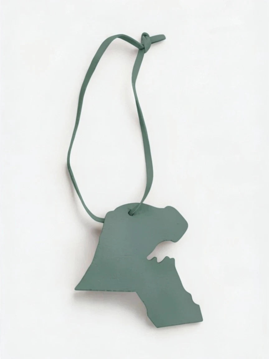 Kuwait Map Tag Keychain