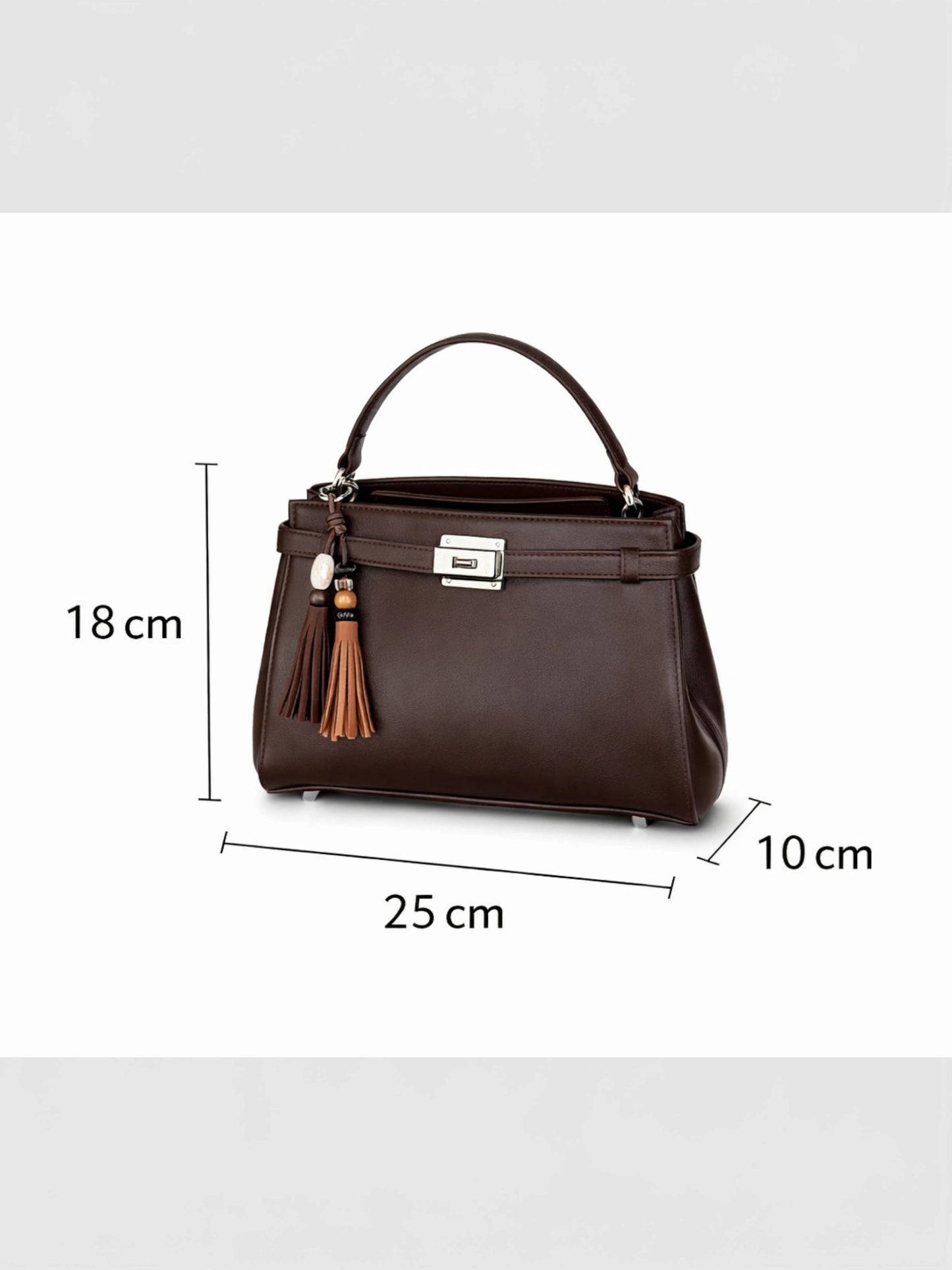 Novelle Classic Handbag - Chestnut